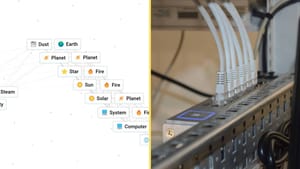 Internet Infintie Craft - An image of the item in the game and an internet router.