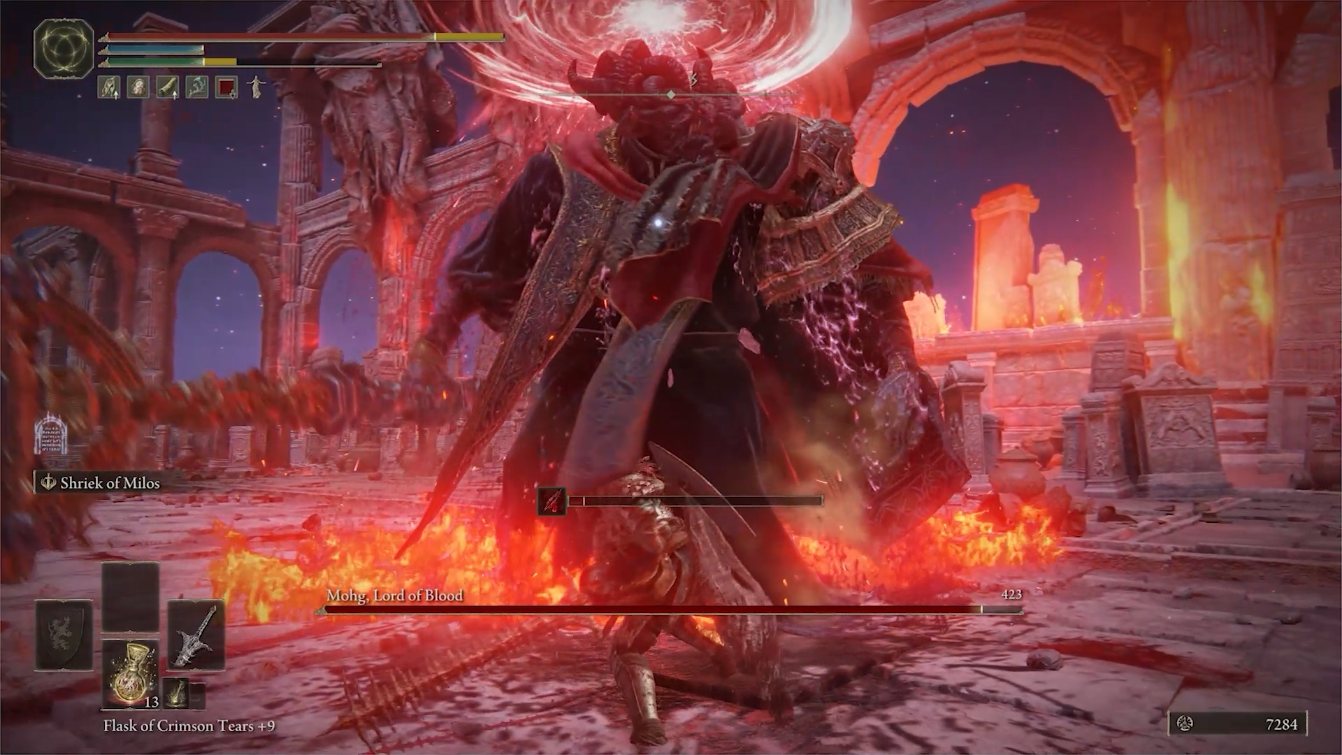 elden ring mohg boss guide - mogh, the boss in elden ring, attacks our character
